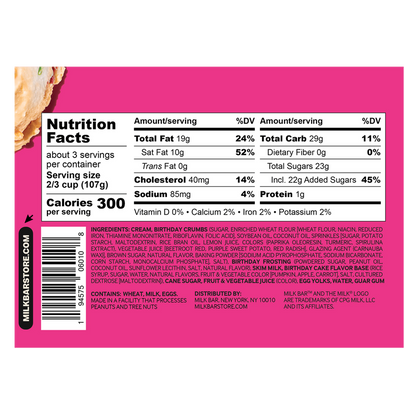 Milk Bar Birthday Cake Ice Cream Pint