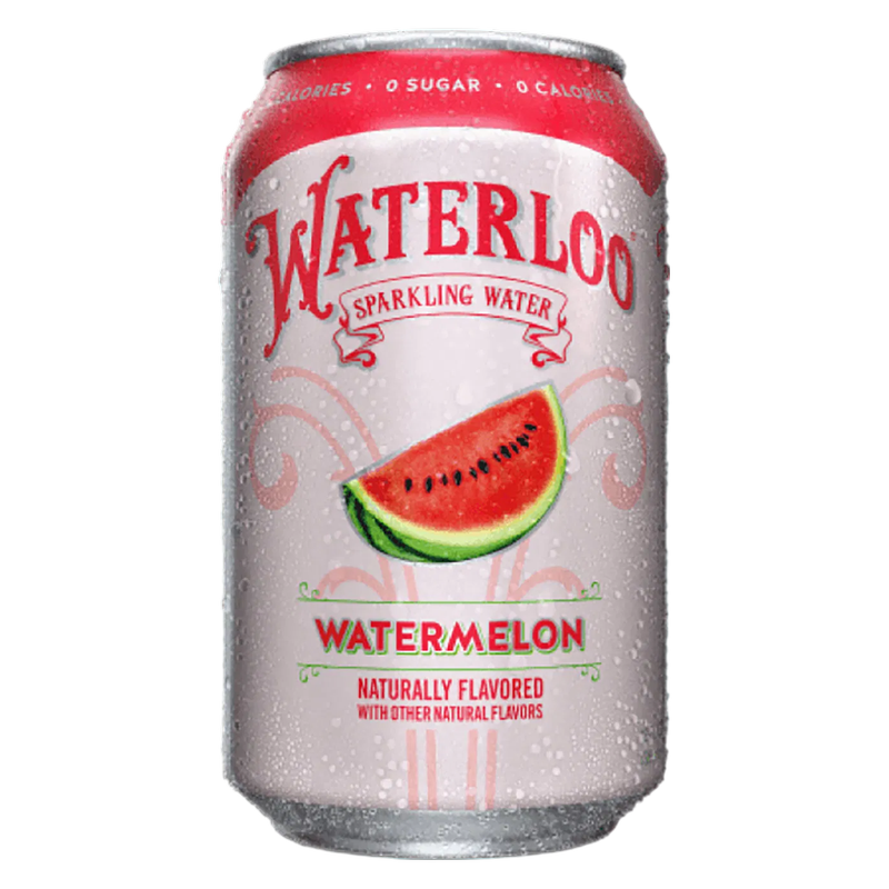 Waterloo Watermelon Sparkling Water 12pk 12oz Can