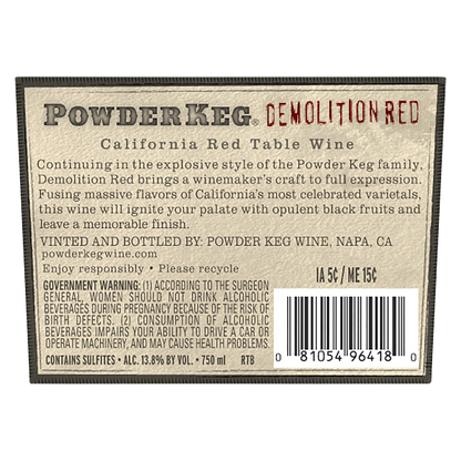 Powder Keg Demolition Red 750ml