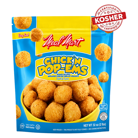 Meal Mart Kosher Chick'n Pop-Ems - 32oz