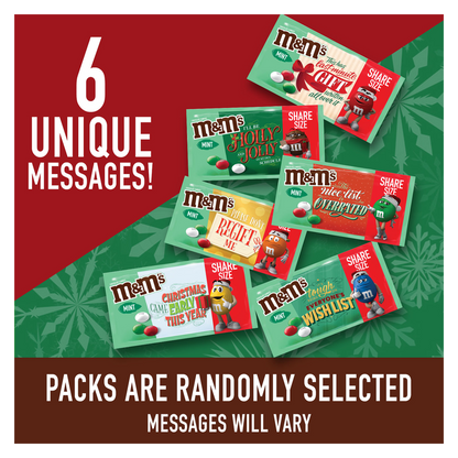 M&M's Mint Chocolate Candies for the Holidays 2.83oz
