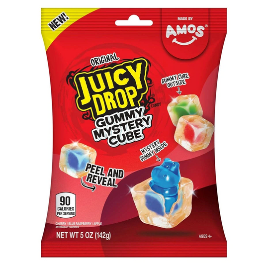 Juicy Drop Original Gummy Mystery Cube, 5oz