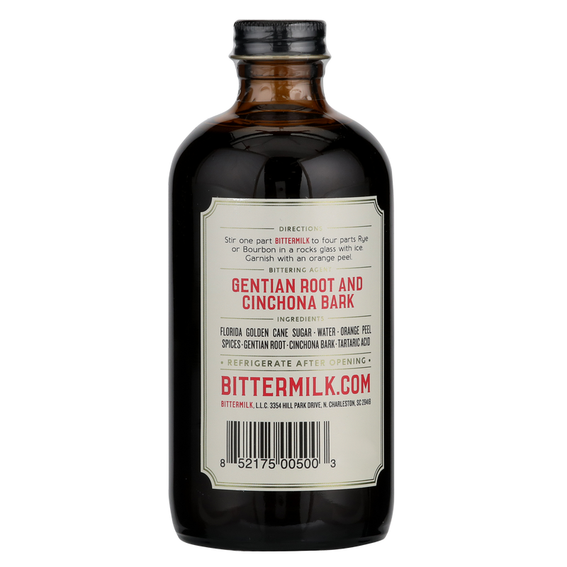 Bittermilk No 1 Bourbon Barrel Aged Old Fashioned 8.5oz