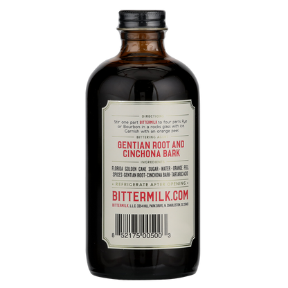 Bittermilk No 1 Bourbon Barrel Aged Old Fashioned 8.5oz