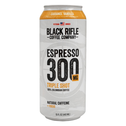 Black Rifle Coffee Co. Espresso 300 Caramel Vanilla 15oz Can