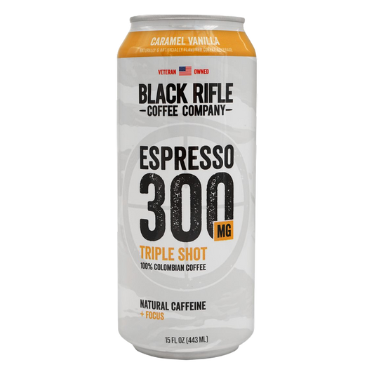 Black Rifle Coffee Co. Espresso 300 Caramel Vanilla 15oz Can