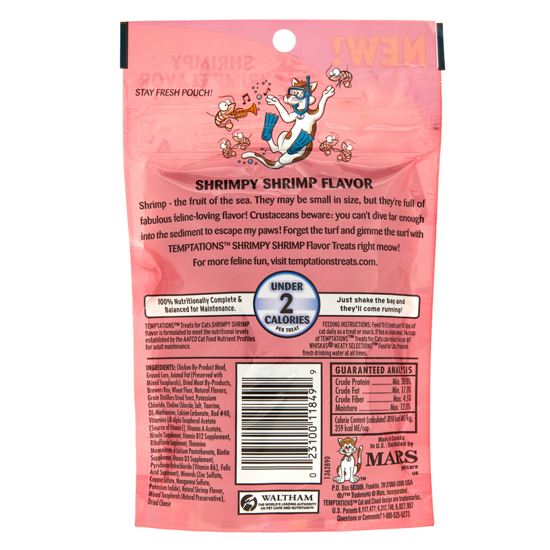 Whiskas Temptations Shrimp Flavor Cat Treats 3oz