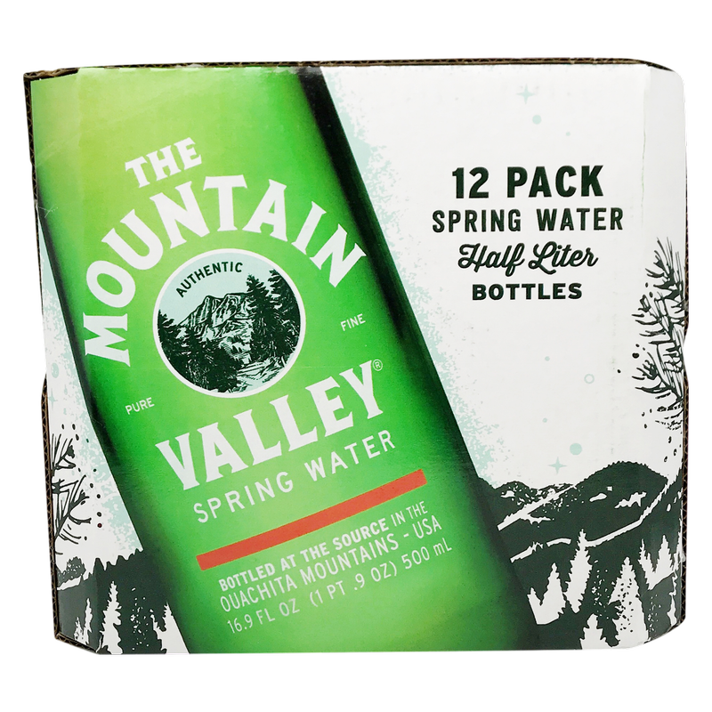 Mountain Valley Spring Water 12pk 16.9 oz Glass Bottle