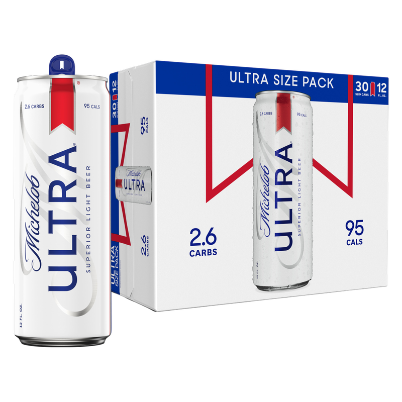 Michelob Ultra 30pk 12oz Can 4.2% ABV