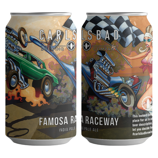 Carlsbad Brewing Co. Famosa Raceway IPA 4pk 16oz can