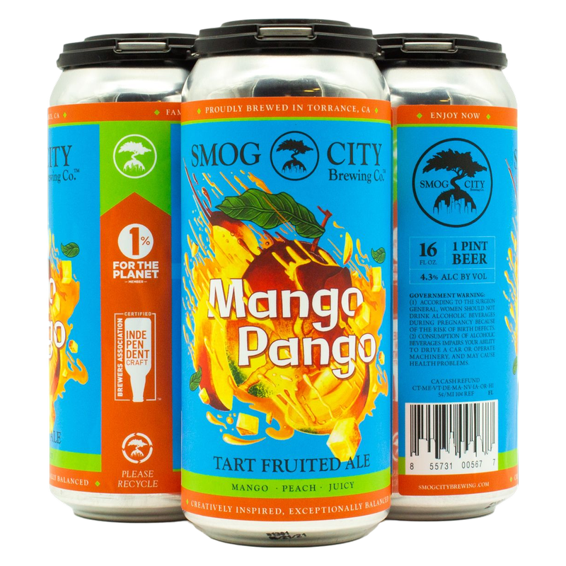 Smog City Citrus Blonde Ale 4pk 16oz Cans