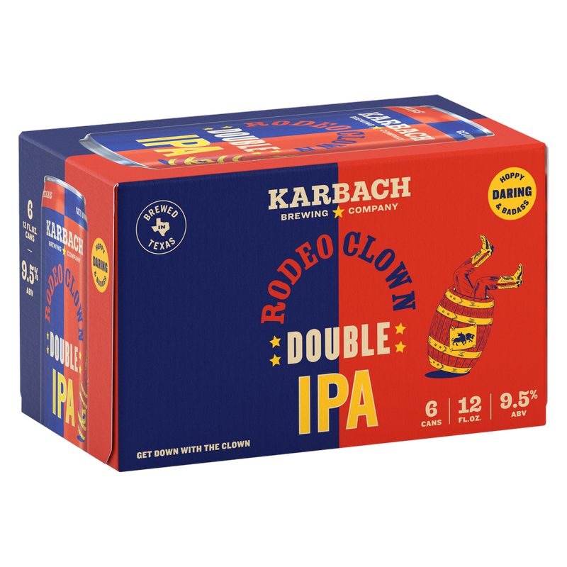 Karbach Rodeo Clown Double IPA 6pk 12oz Can 9.5% ABV