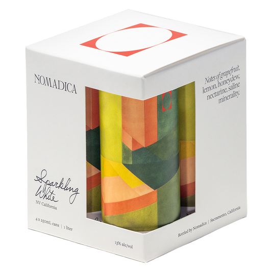 Nomadica Sparkling White 4pk Can