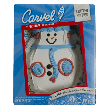 Carvel Holiday Snowman Cake (Serves Up to 9)