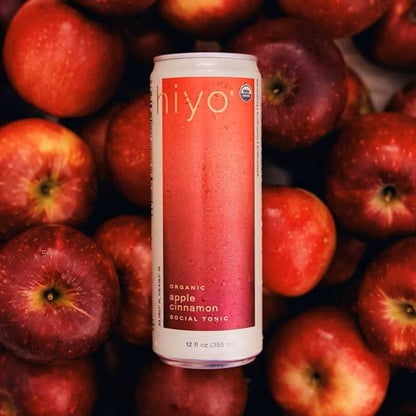 Hiyo Apple Cinnamon 4pk 12oz Can