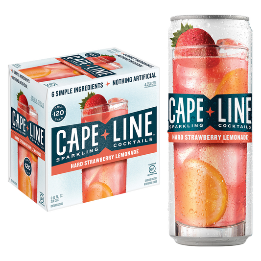 Cape Line Strawberry Lemonade 6pk 12oz Can 4.5% ABV