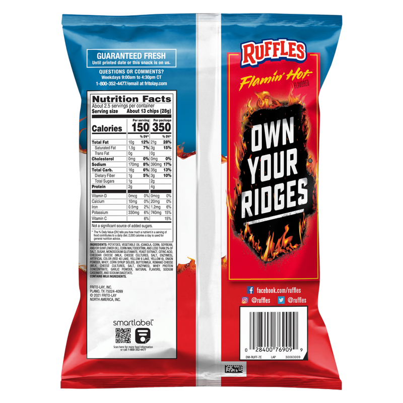 Ruffles Flamin Hot 2.25oz