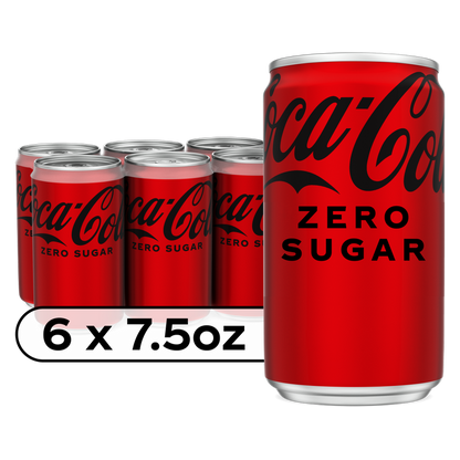 Coca-Cola Zero 6pk 7.5oz Can
