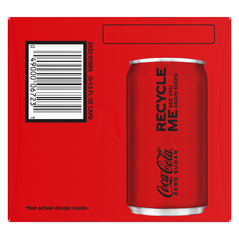 Coke Zero 10pk 7.5oz Mini Can