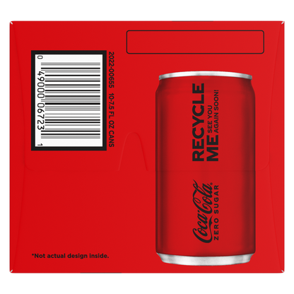 Coke Zero 10pk 7.5oz Mini Can