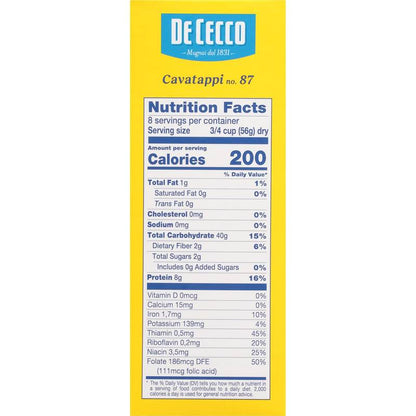 De Cecco Cavatappi Pasta 16oz