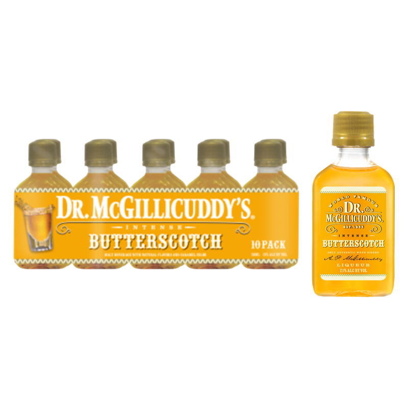 Dr McGillicuddys Butterscotch 10pk 50ml 21% ABV