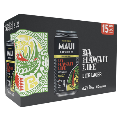 Maui Da Hawaii LIife Lite 15pk 12oz Cans