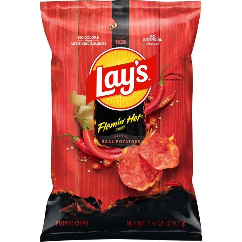 Lay's Flamin' Hot Potato Chips 7.75oz