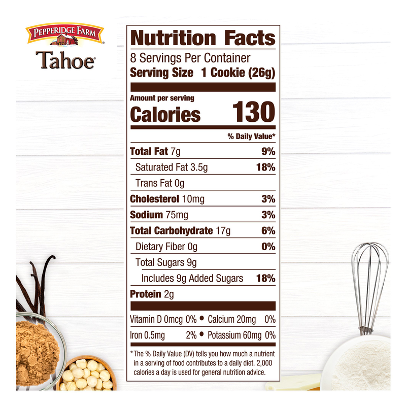 Pepperidge Farm Tahoe Crispy White Chocolate Macadamia Cookies 7.2oz