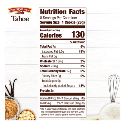 Pepperidge Farm Tahoe Crispy White Chocolate Macadamia Cookies 7.2oz