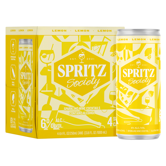 Spritz Society Lemon 4pk 250ml Can 6.0% ABV