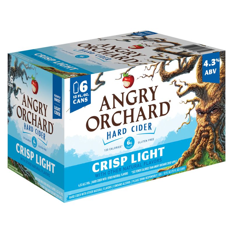 Angry Orchard Crips Light Hard Cider 6pk 12oz 4.3% ABV