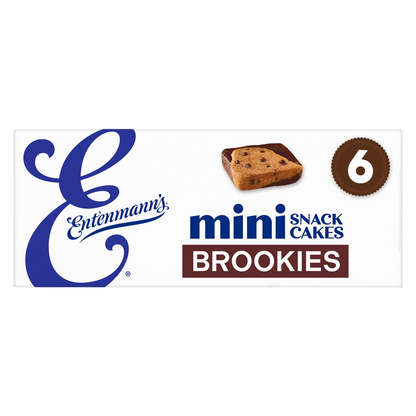 Entenmann's Brownie Chocolate Chip Mini Snack Cakes, 6 packs, 12 oz