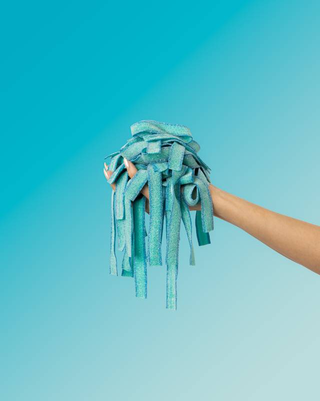 Blue Raspberry Sour Strips, 3.4oz