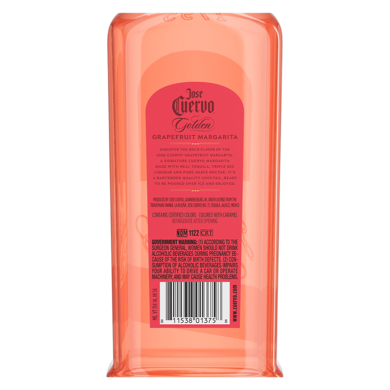 Jose Cuervo Golden Margarita Grapefruit Ready to Drink Cocktail 1.75L 12.7% ABV