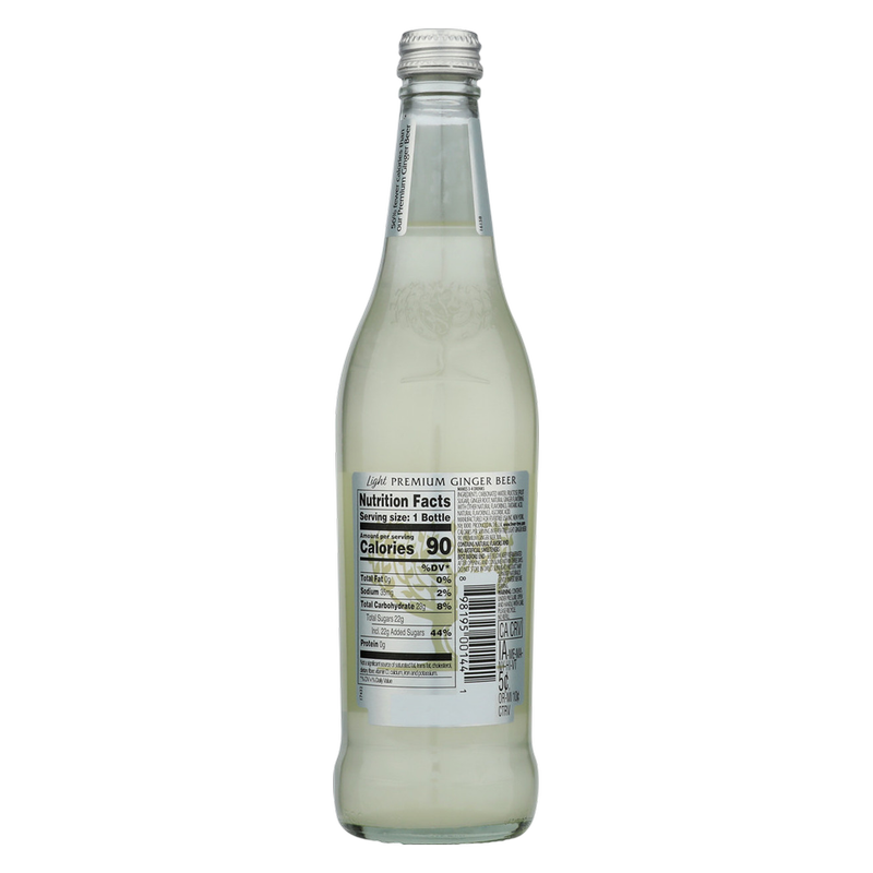 Fever Tree Light Ginger Beer 16.9oz Btl
