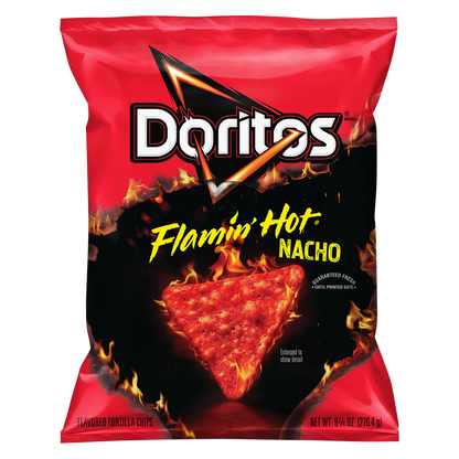 Doritos Flamin' Hot Nacho Tortilla Chips 9.25oz