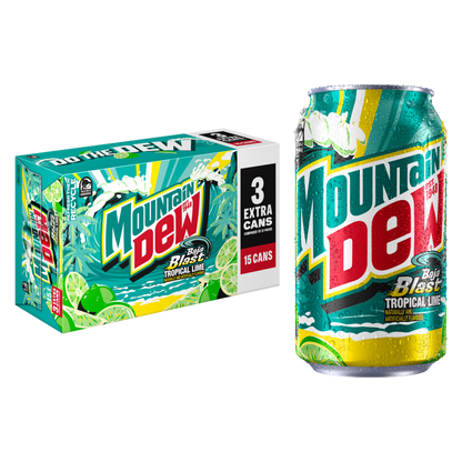 Mountain Dew Baja Blast 15pk 12oz Can