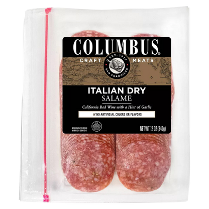 Columbus Sliced Salame Pack - 12oz