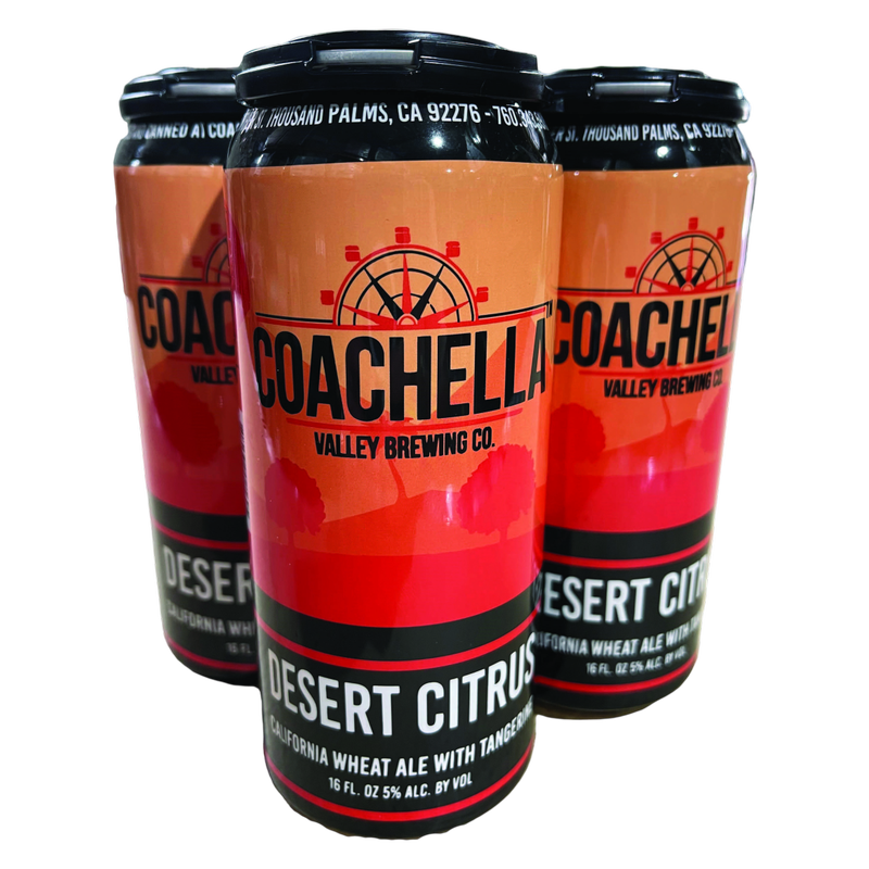 Coachella Valley Brewing Desert Citrus Wheat Ale (4PKC 16 OZ)