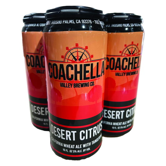 Coachella Valley Brewing Desert Citrus Wheat Ale (4PKC 16 OZ)