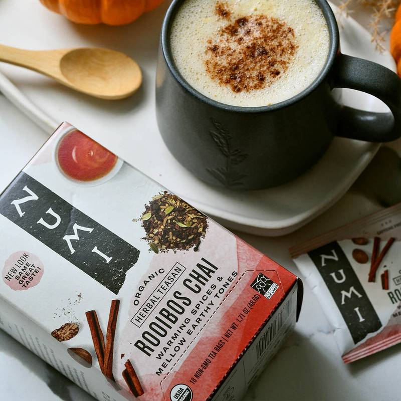 Numi Organic Rooibos Chai Tea 18ct Box