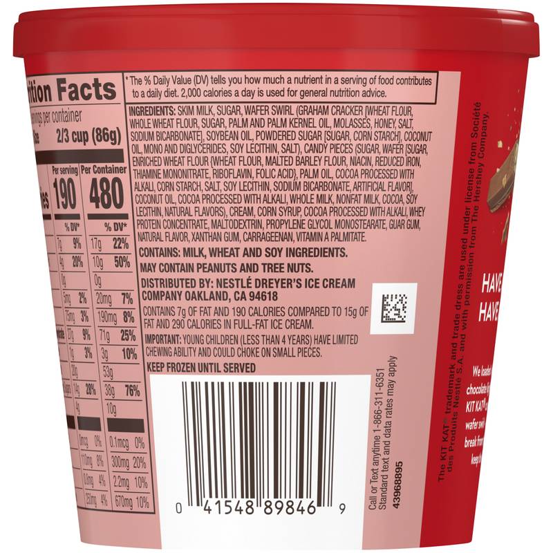 KitKat Light Ice Cream Pint