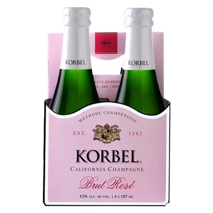 Korbel Brut Rose 4pk 187ml