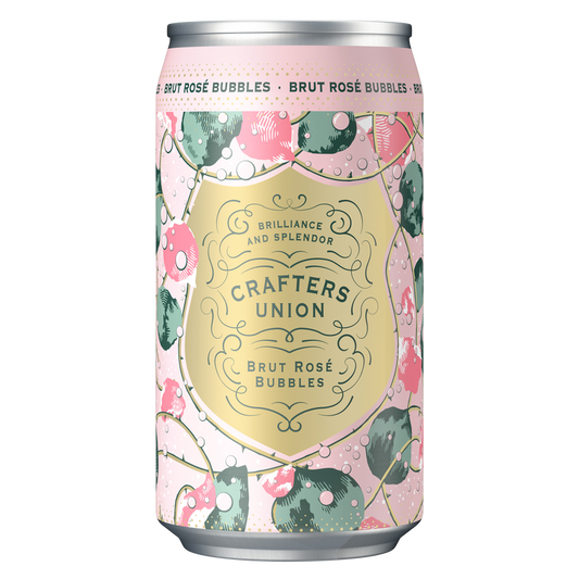 Crafters Union Bubbles Brut Rose 375 ml Can