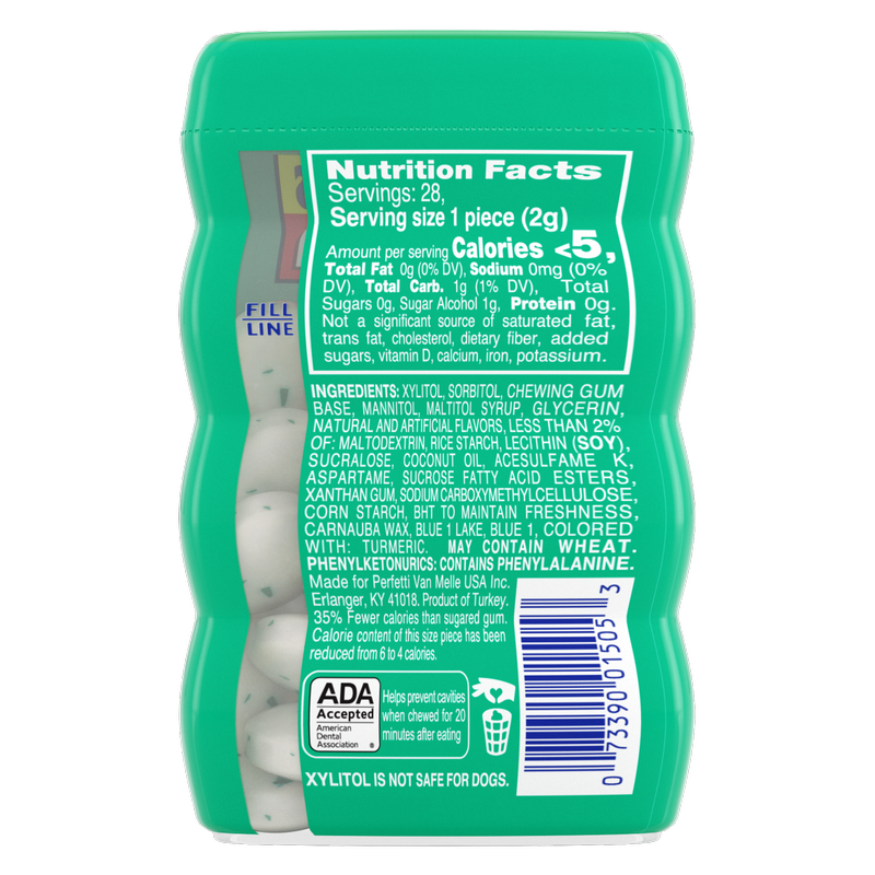 Mentos Spearmint Gum, 28ct