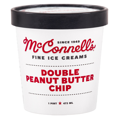McConnell's Double Peanut Butter Chip Pint