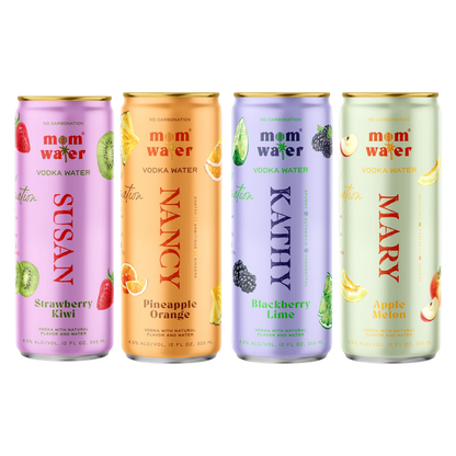 Mom Water Vacation Mode Variety Pack 8pk 12oz Can 4.5% ABV
