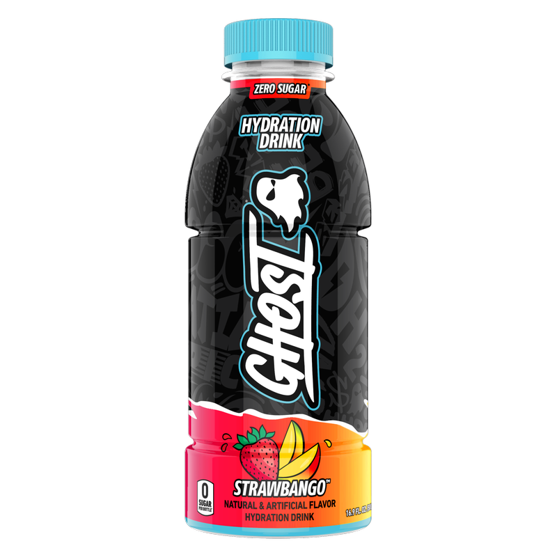GHOST HYDRATION Strawbango 16.9oz Btl