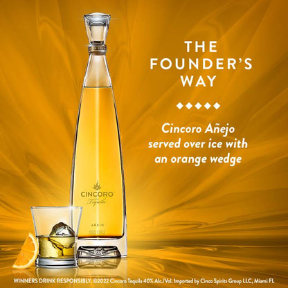 Cincoro Anejo Tequila 750ml (80 proof)